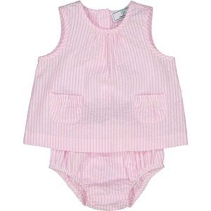 Classic Prep Pink gingham two piece set.